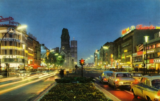 Berlin's Ku-Damm by night